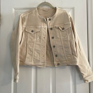 Rebecca Minkoff SAMPLE Faded Yellow Denim Jacket